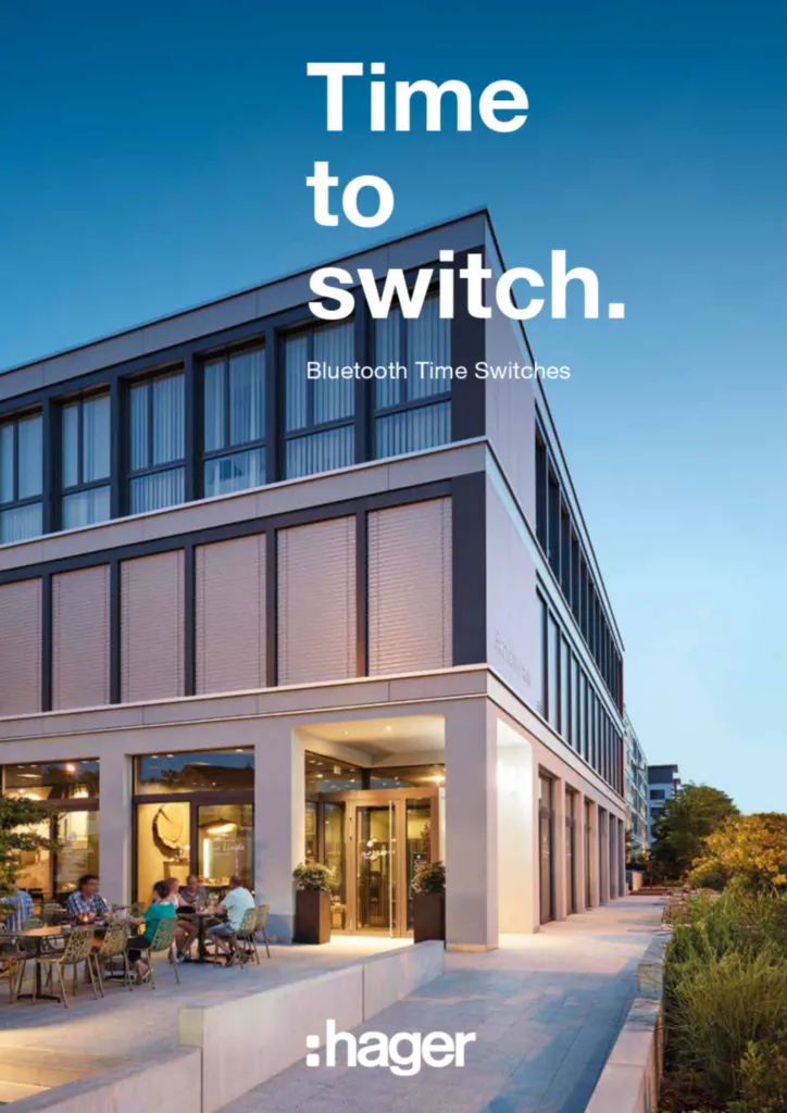 Image Bluetooth Time Switches Brochure  | Hager Australia