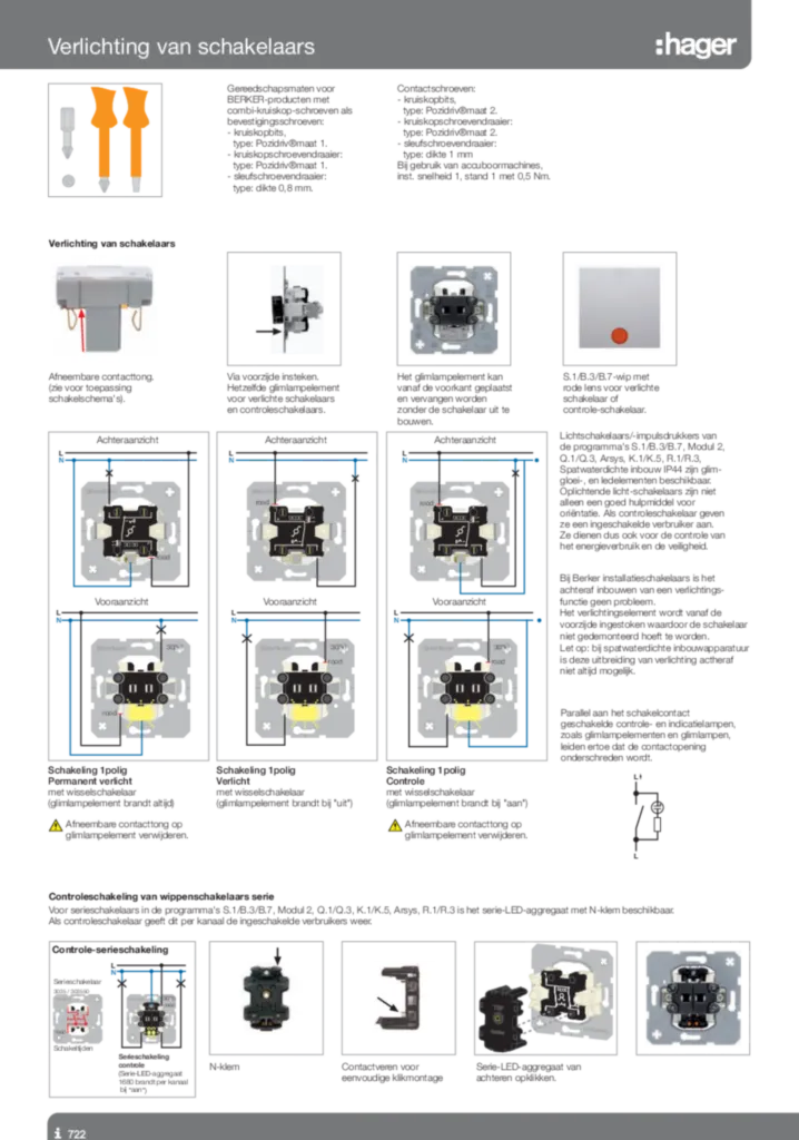 Afbeelding Technische informatie en toepassing van schakelaars | Hager Belgium