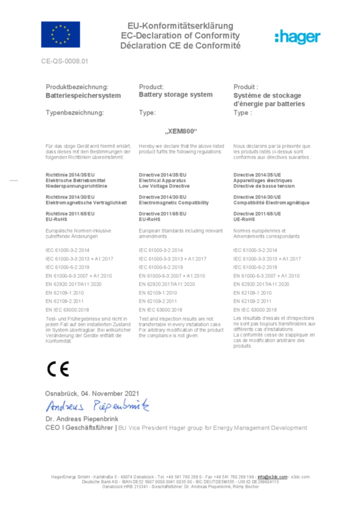 Bild Konformitätserklärung en-GB, fr-FR, de-DE 2020-01-01 | Hager Deutschland