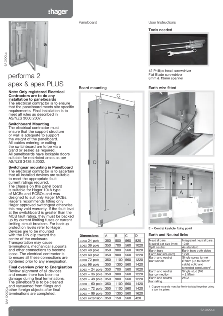 Image Performa2Apex_ApexPLUS  | Hager Australia
