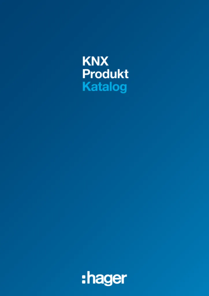 Bild KNX produktkatalog | Hager Sverige