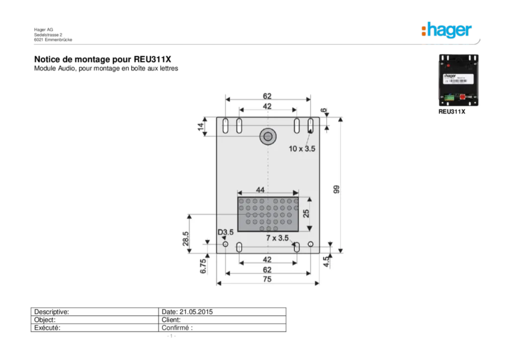Image Mode d'emploi fr-FR 2015-08-27 | Hager Suisse