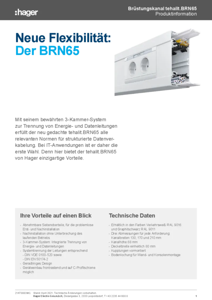 Bild 21AT0003MC_Produktinformation_BRN65_2021_04_WEB | Hager Deutschland