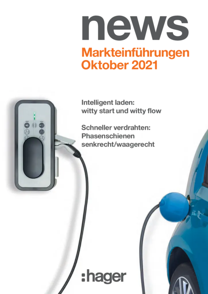 Bild News - Markteinführungen Oktober 2021 | Hager Deutschland