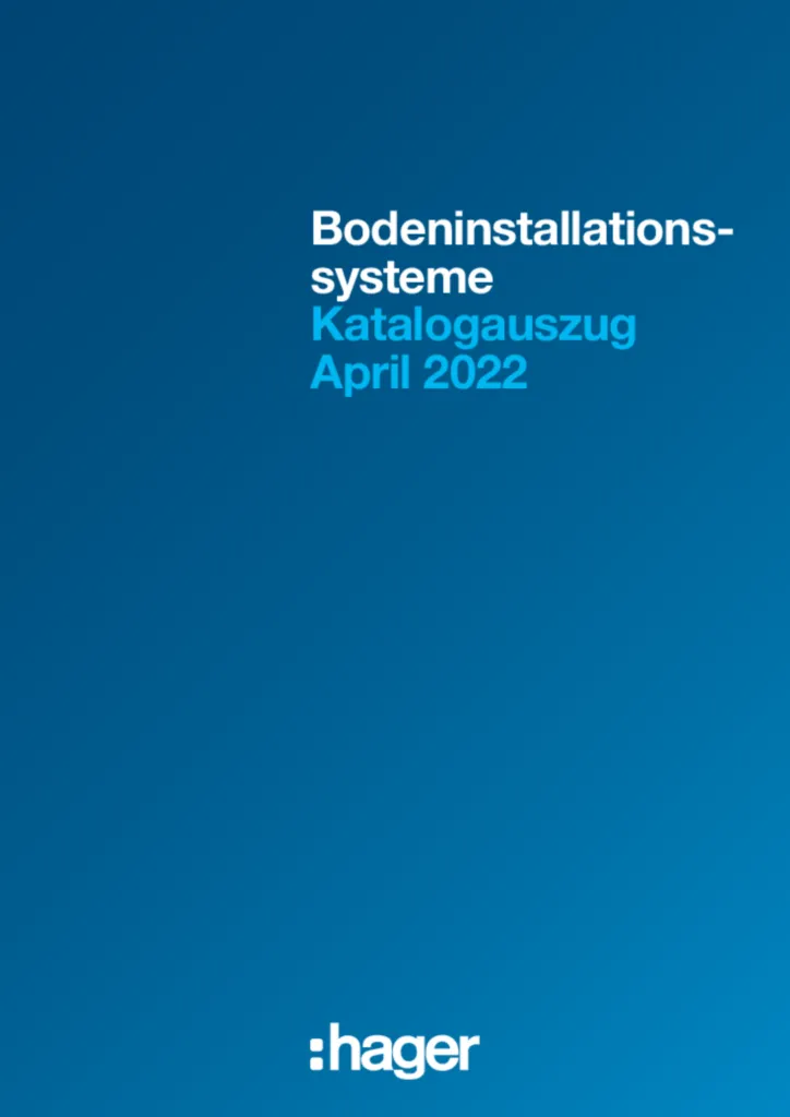 Bild Bodeninstallationssysteme | Hager Deutschland