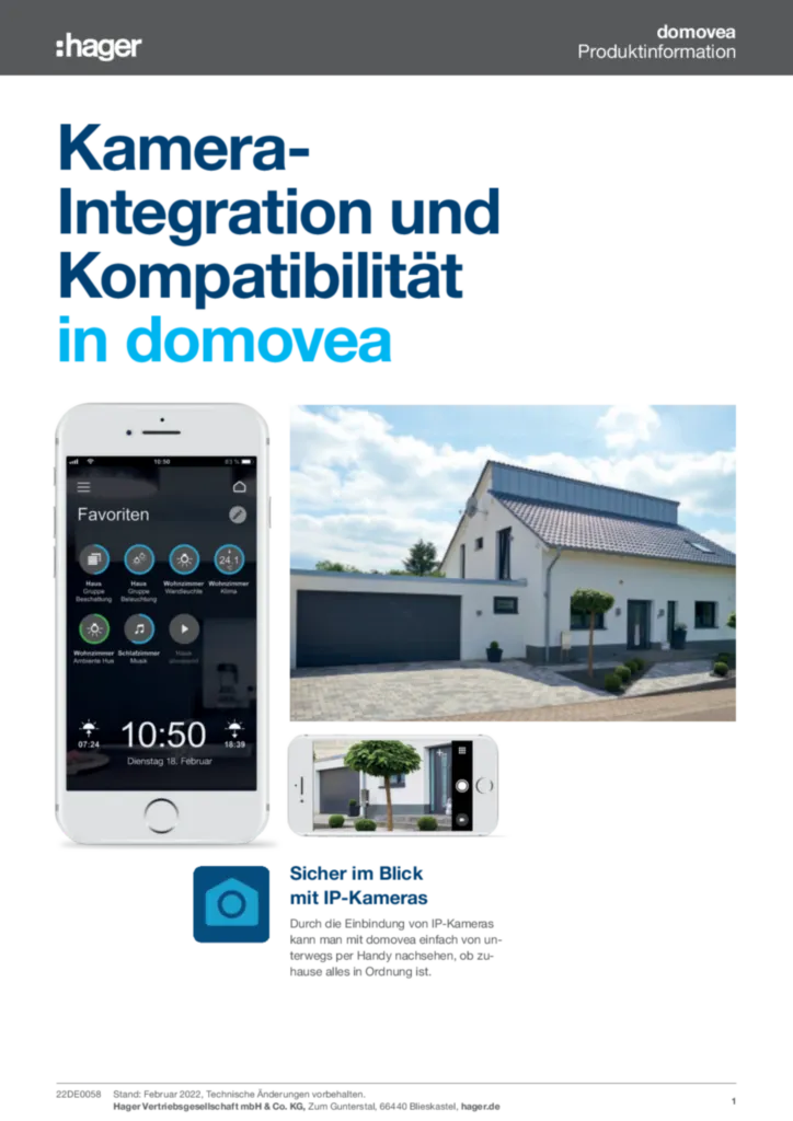 Bild Kamera-Integration und Kompatibilität | Hager Deutschland
