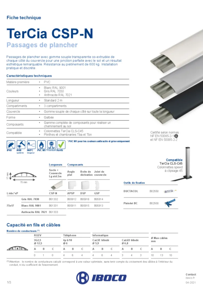 Immagine Scheda tecnica di prodotto International 2021-12-22 | Hager Italia