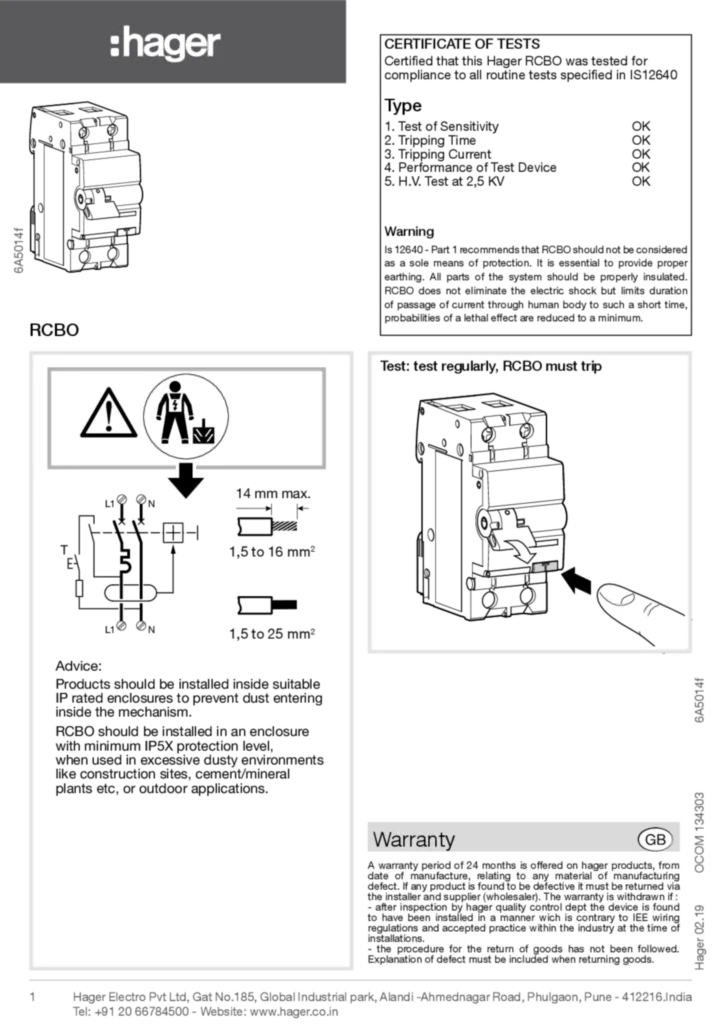 Image Notice RCBO GB  | Hager