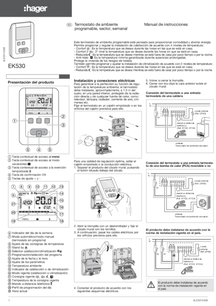 Imagen Manual de instalación es-ES 2010-03-18 | Hager España