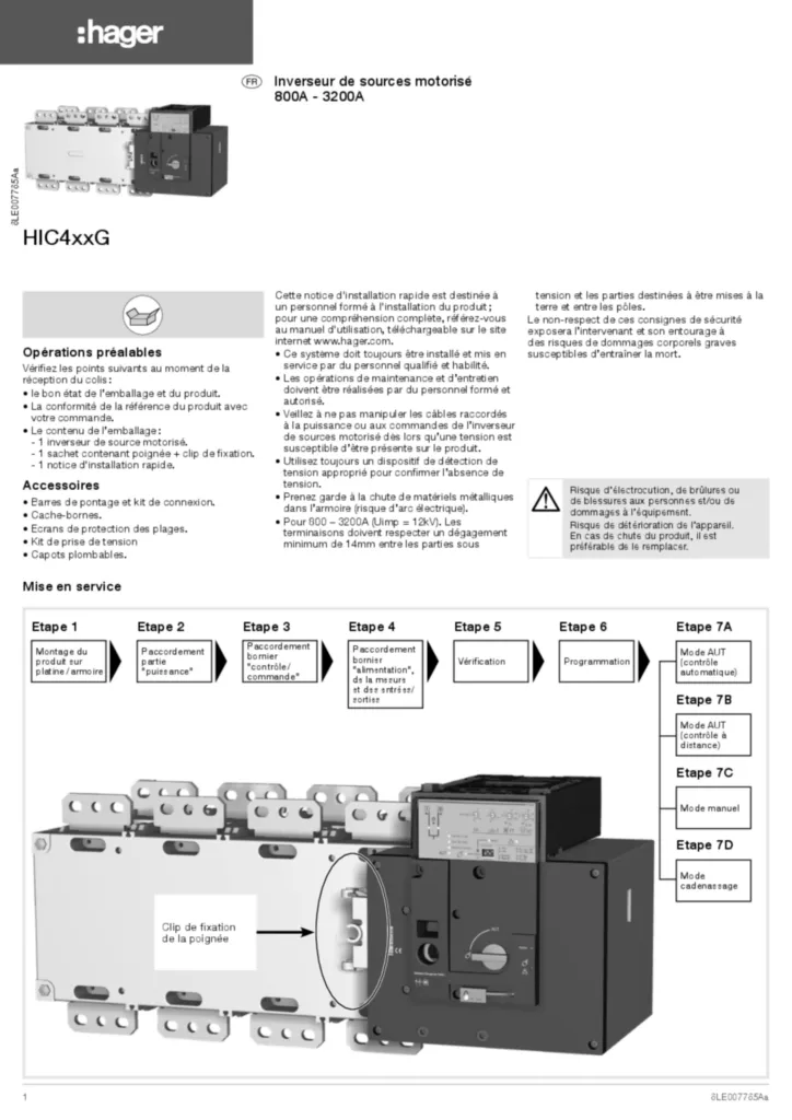 Image Guide d'installation  fr-FR 2021-07-09 | Hager France