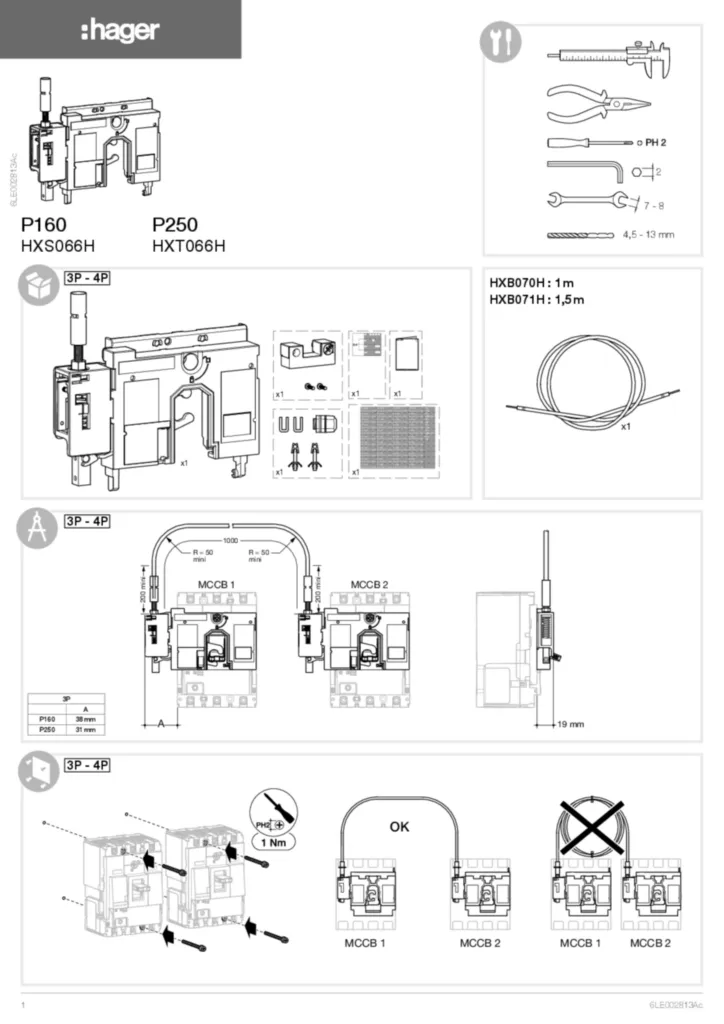 Immagine Manuale di installazione International 2021-08-02 | Hager Italia
