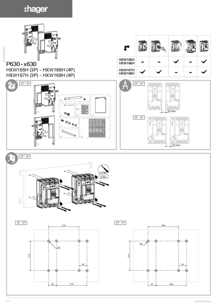 Immagine Manuale di installazione International 2022-02-22 | Hager Italia