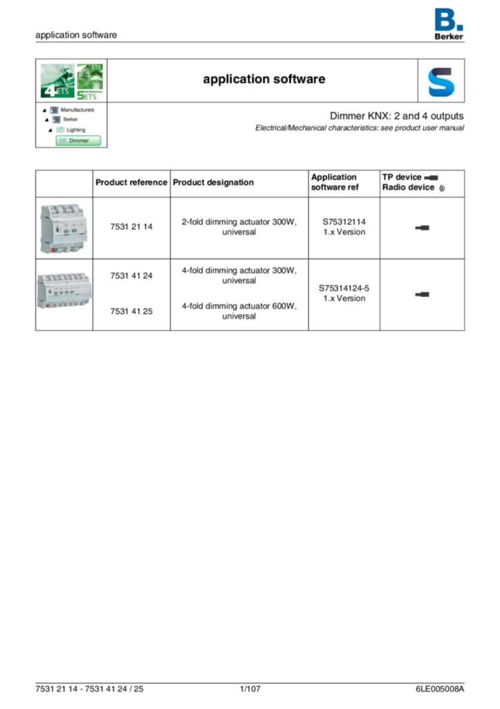 Immagine Application description 75312114_75314124_75314125 | Hager Italia