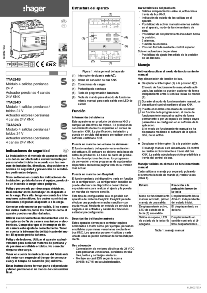 Imagen Manual de instalación es-ES, pt-PT 2017-07-05 | Hager España