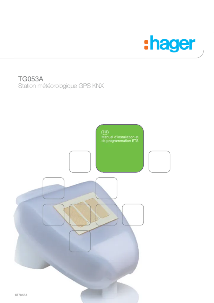 Image Description d'application TG053A | Hager France