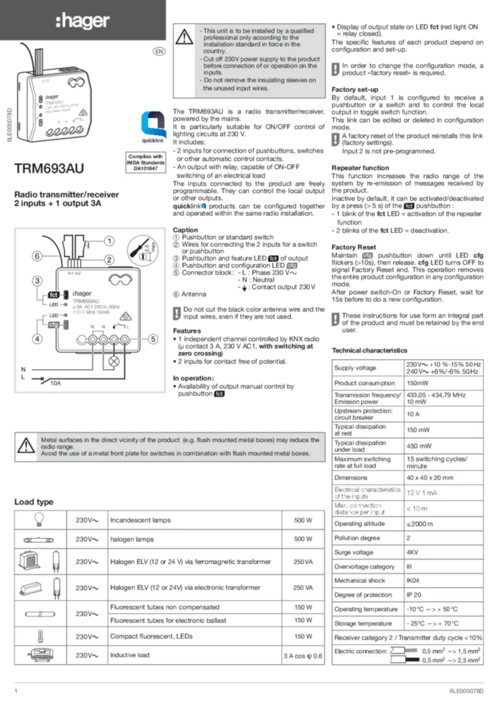 Image Installation manual en-GB 2017-09-28  | Hager