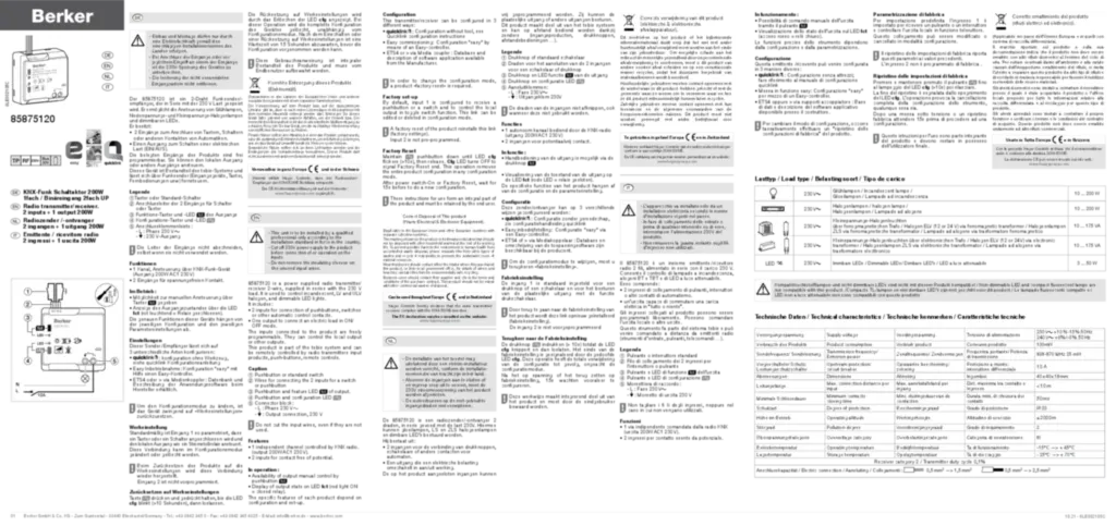 Immagine Manuale di installazione en-GB, de-DE, it-IT, nl-NL 2021-10-11 | Hager Italia