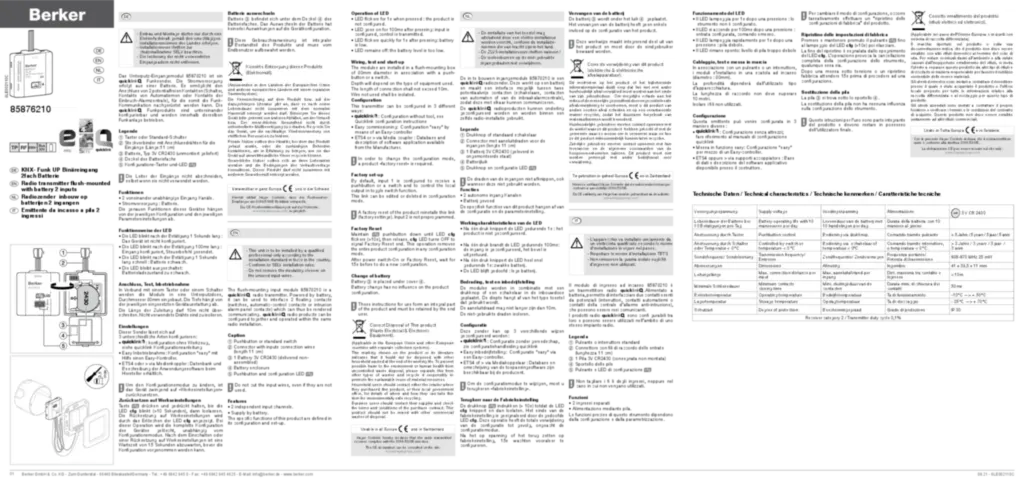 Immagine Manuale di installazione en-GB, de-DE, it-IT, nl-NL 2021-09-02 | Hager Italia