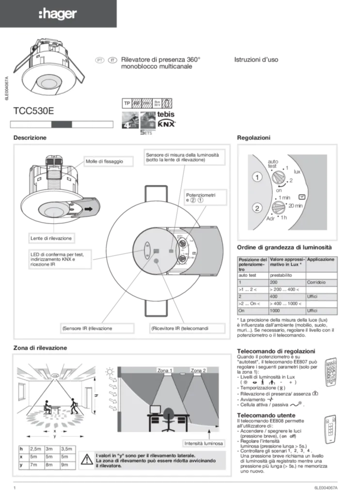 Immagine Manuale di installazione it-IT, pt-PT 2007-09-14 | Hager Italia