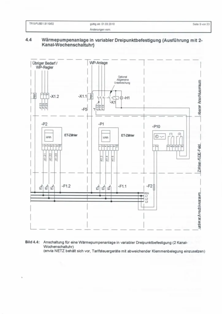 Bild Bedienungs- und Montageanleitung für ZY61NE - Bestückungspaket, univers Z, Nachtstromanlage, Ausf.:enviaM (Stand: 06.2010) | Hager Deutschland