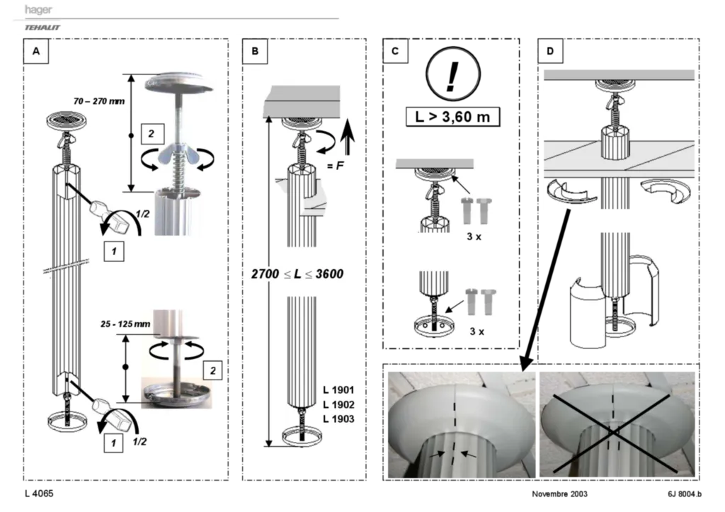 Image Notice colonne Topaz | Hager France