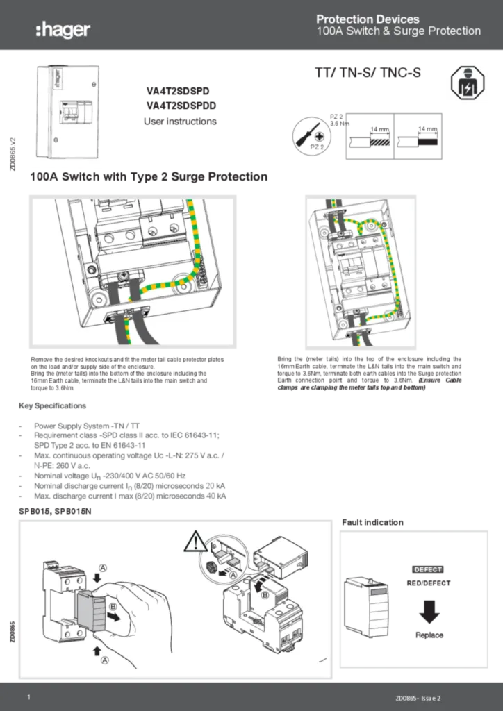 Image Instruction manual en-GB 2019-03-13  | Hager