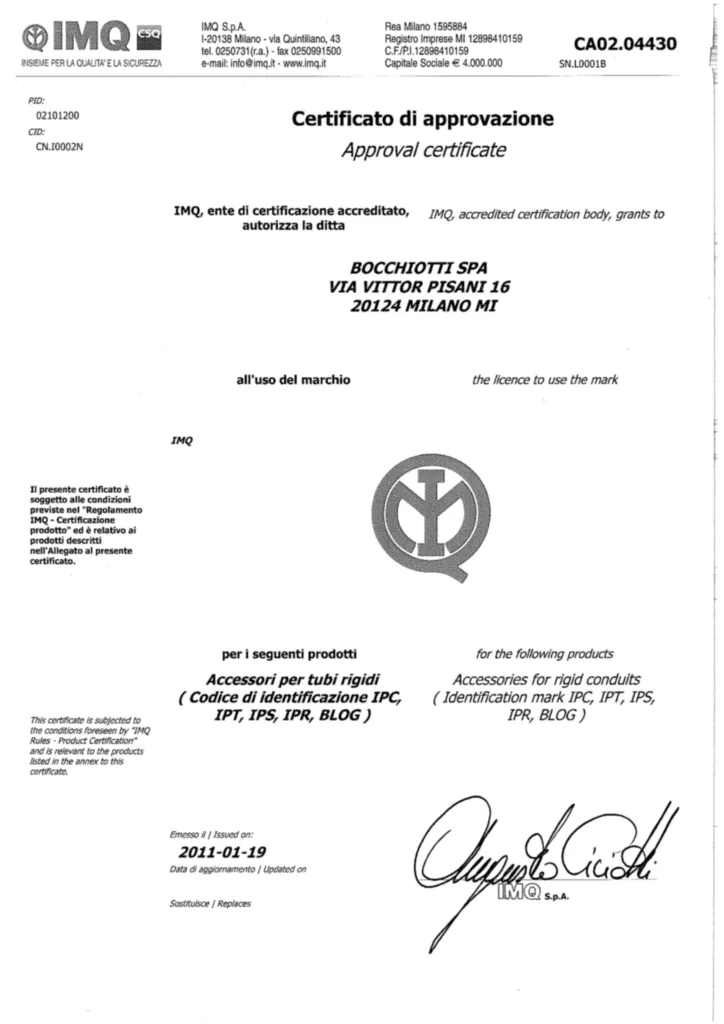 Image Certificat de produit International 2024-03-19 | Hager France
