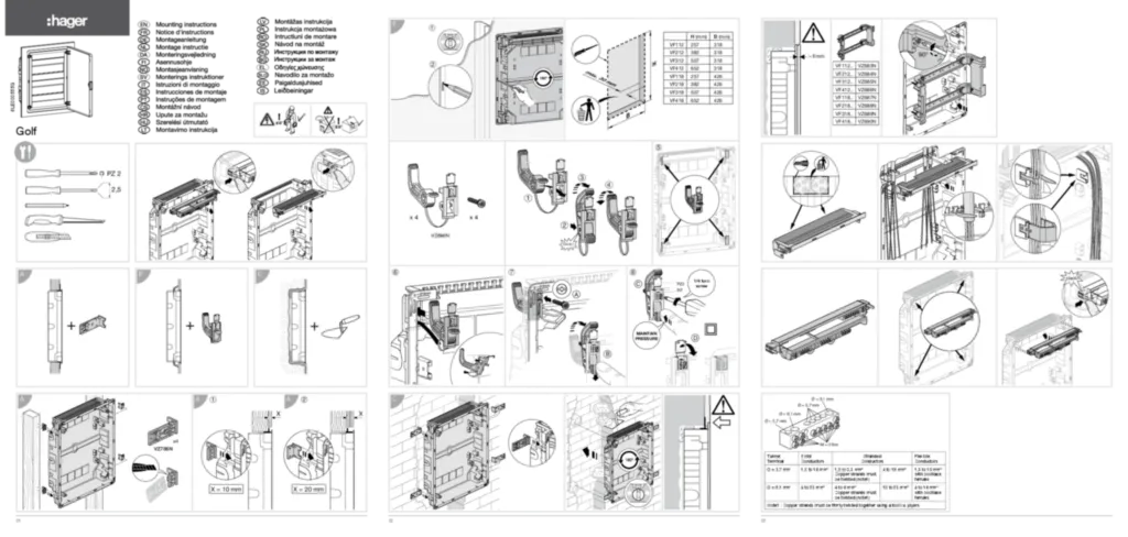 Image Installation manual en-GB 2021-05-17  | Hager Australia