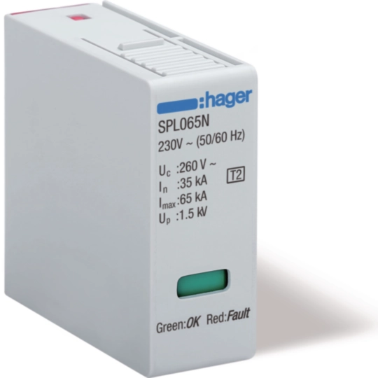 SPL065N - Cartridge N-PE In 35kA Imax 65kA