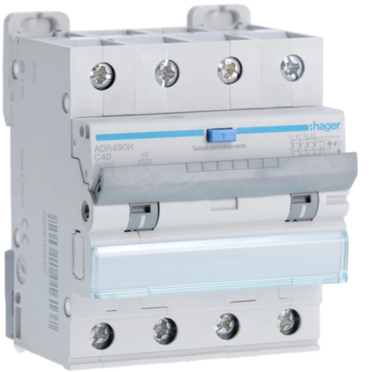 ADR490H - differenziale magn. accessoriabile 4P 30mA  A HI 40A 10kA C 4 M