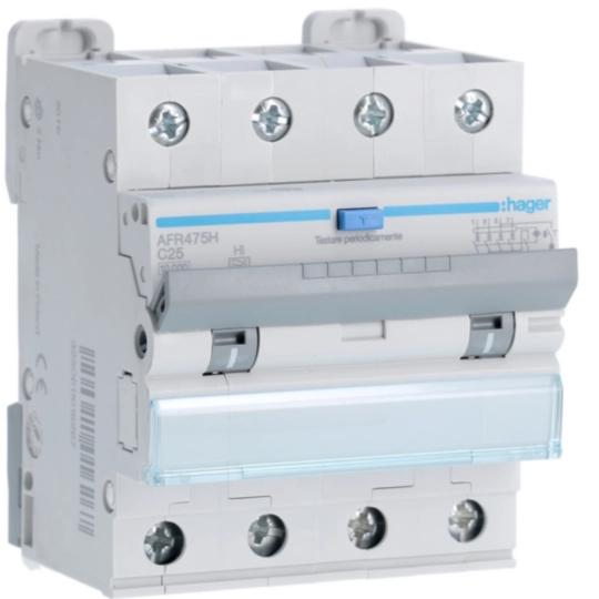 AFR475H - differenziale magn. accessoriabile 4P 300mA - A HI 25A 10kA C 4 M