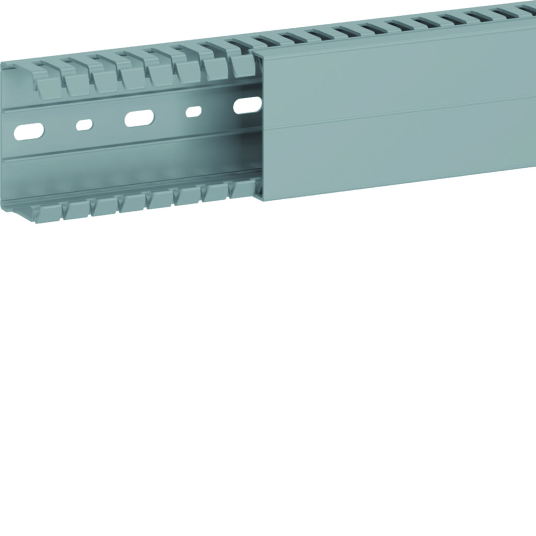 Perforált huzalozócsatorna 40mm 60mm x 2000mm gránitszürke alap-perforált 6.5mm BA7A Hager