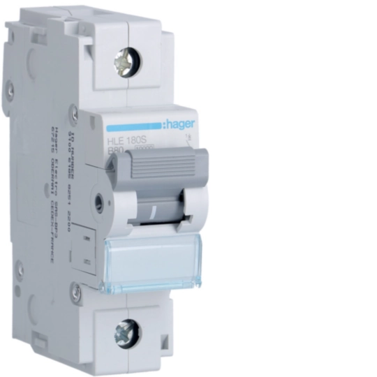 HLE180S - MCB 1P 10kA B-80A 1.5M