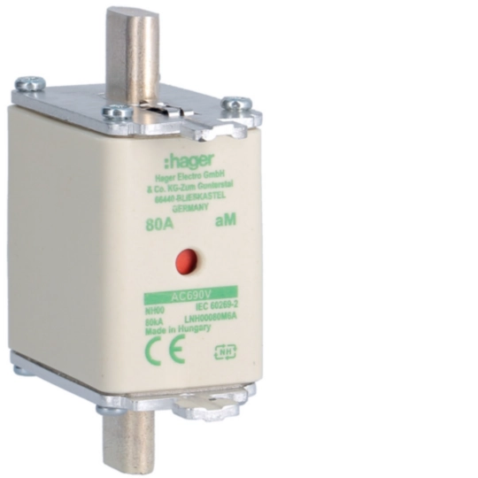 LNH00080M6A - Mespatroon NH00 80 A 690 V aM combimelder