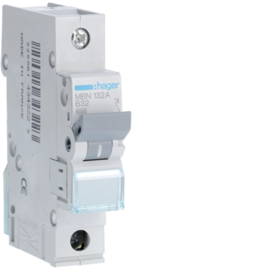 MBN132A - Disjoncteur 1P 6kA B-32A 1M
