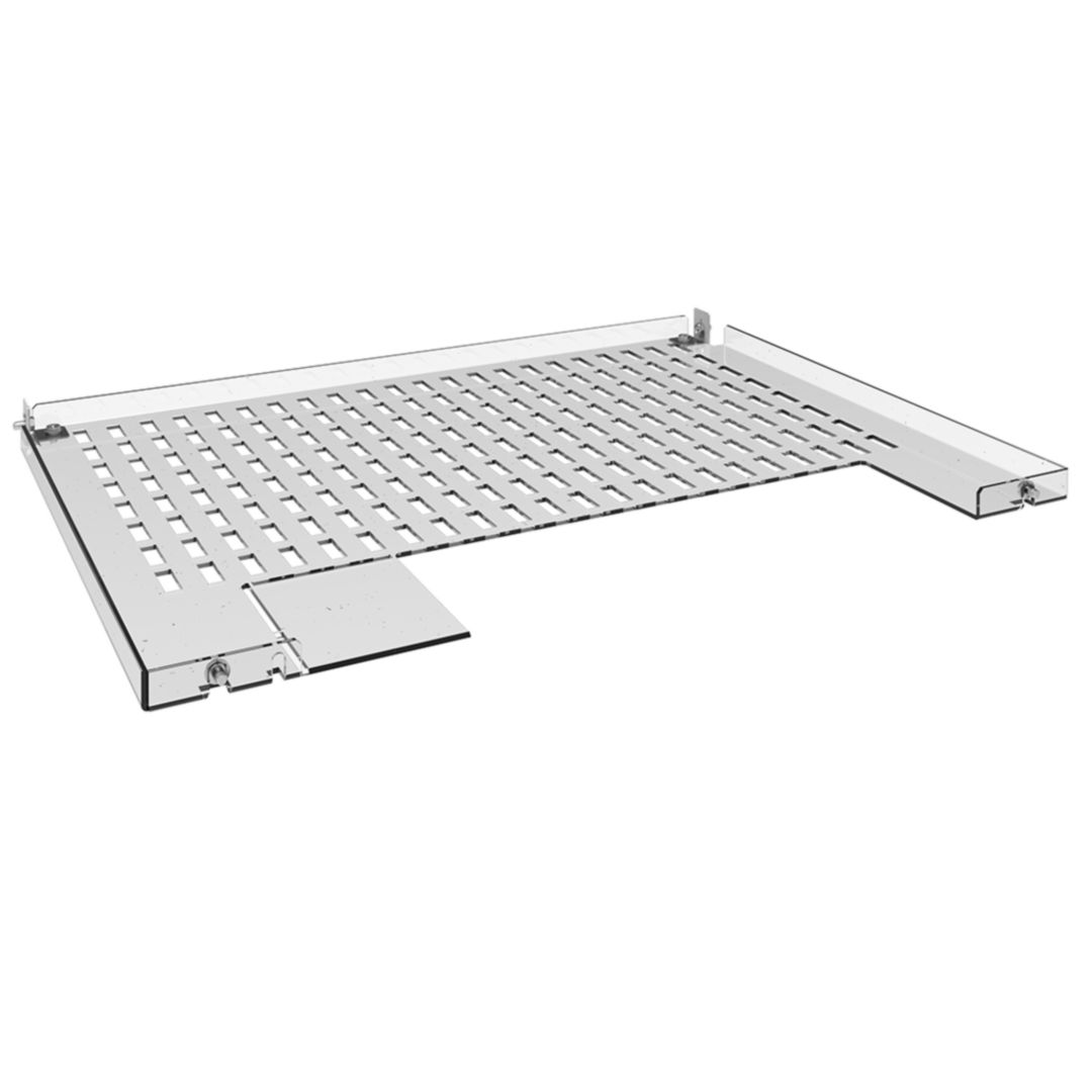 Elválasztólemez ACB HW4-hez vízszintes 4b kocsizható forma 600mm x 800mm acél galvanizált QuadroEvo Hager