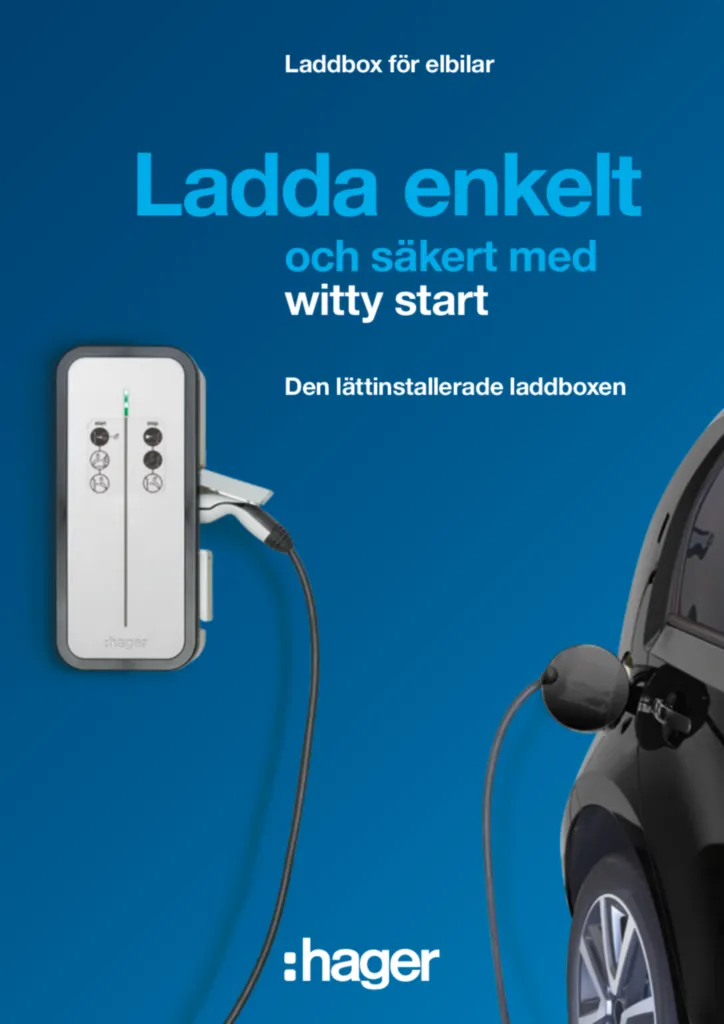 Bild Laddbox witty start | Hager Sverige