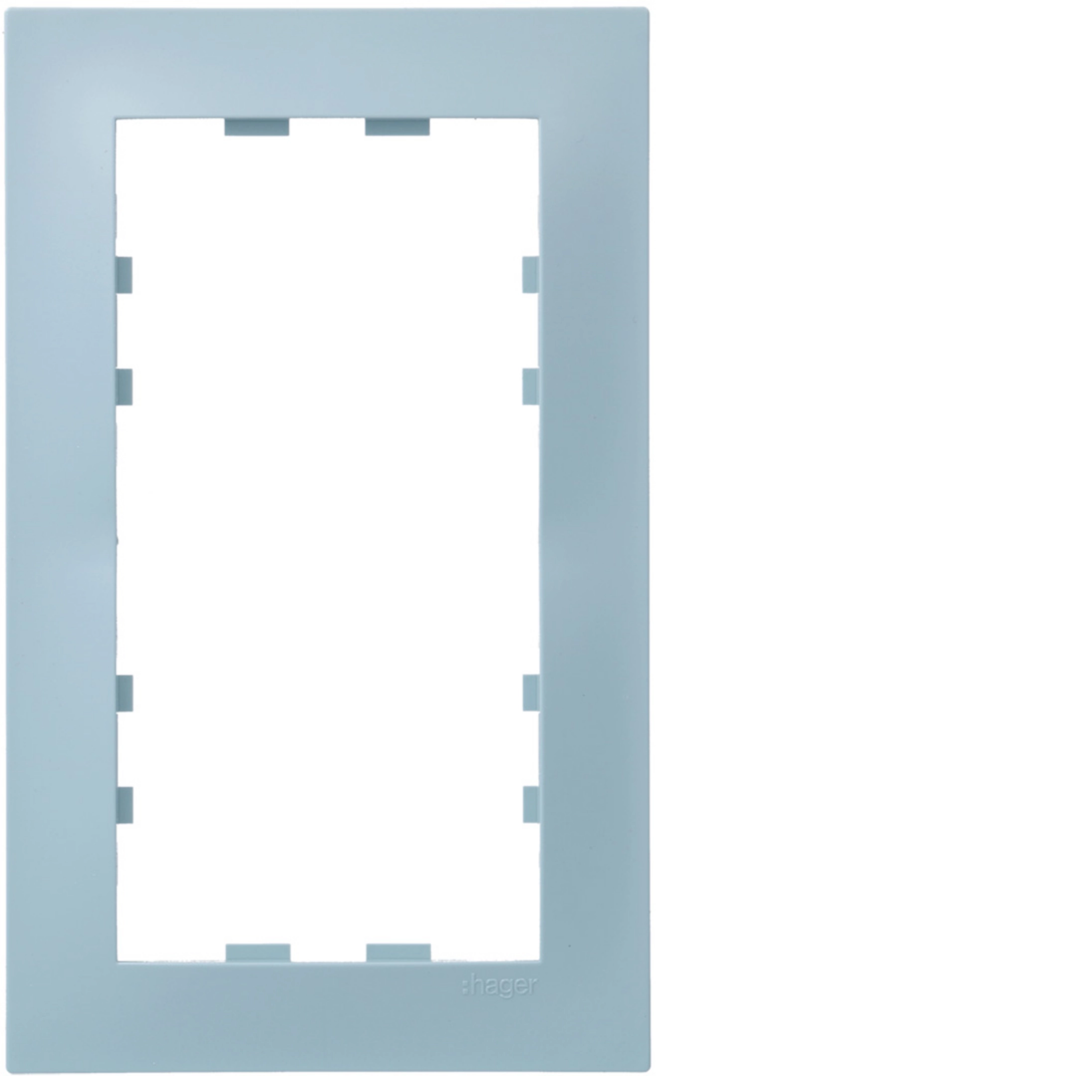 Hager Kallysta WKN509 - Plaque Triple Kallysta POP CARBONE Verticale