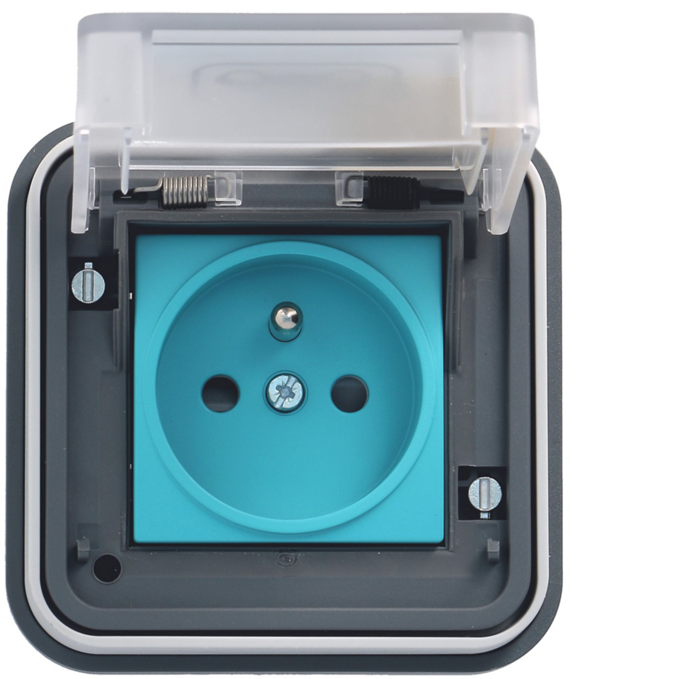 PRESA RICARICA 2P+T INCASSO IP55