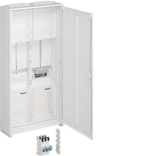 ZB32WL12 - Komplettschrank,universZ,1ZP,SG,1100x550x205mm,SKII,IP54,2-f.,Ausf. Lux