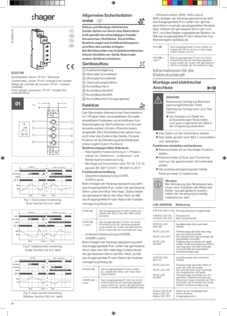 Immagine Manuale di installazione en-GB, fr-FR, de-DE, el-GR 2022-06-20 | Hager Italia