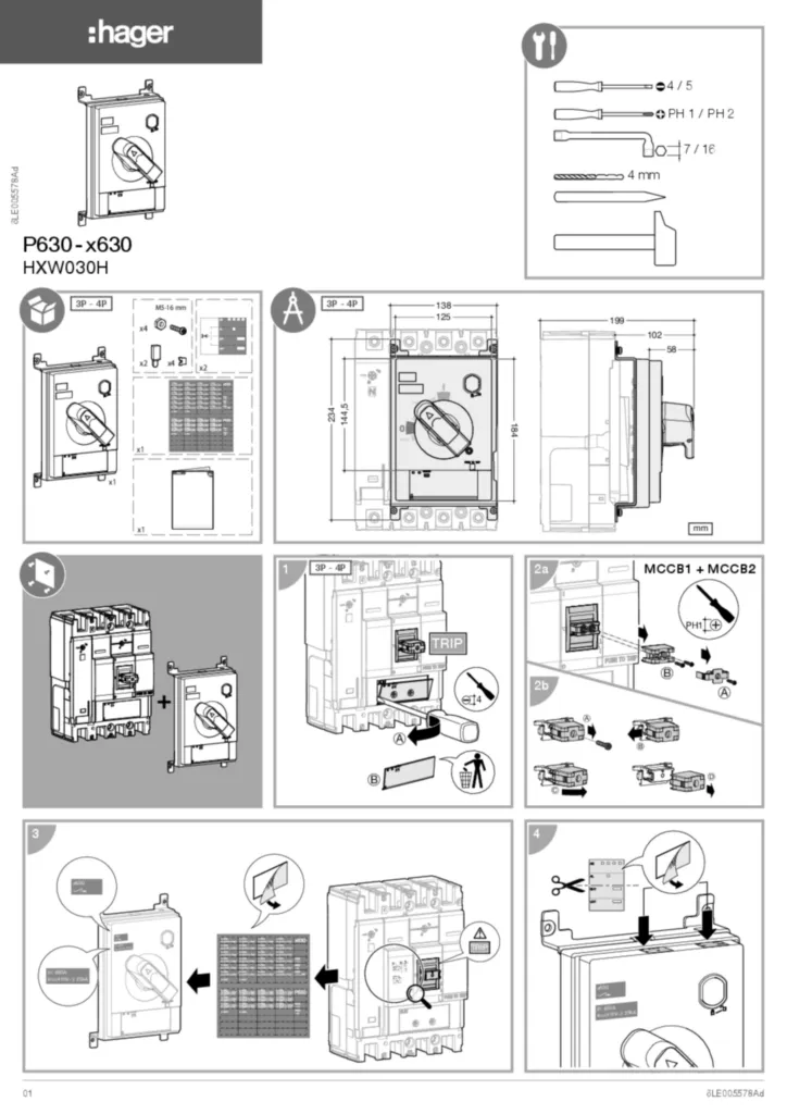 Immagine Manuale di installazione International 2022-06-16 | Hager Italia