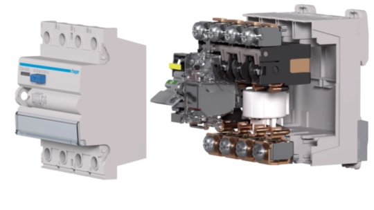 CDA640D - Fehlerstromschutzschalter / FI-Schalter, 4-polig, 10kA, 40A, 30mA, Typ A