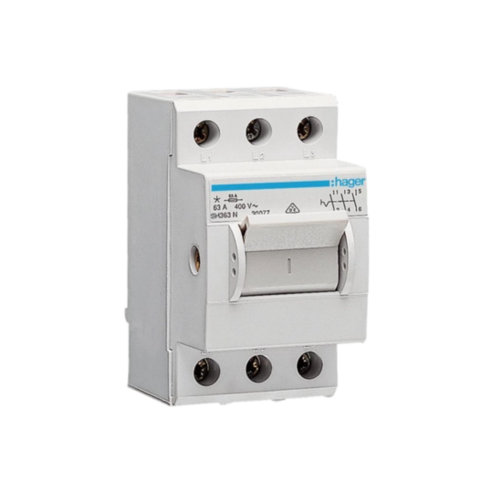 Modu­lare Last­trenn­schalter Schalt- und Melde­ge­räte | Hager DE