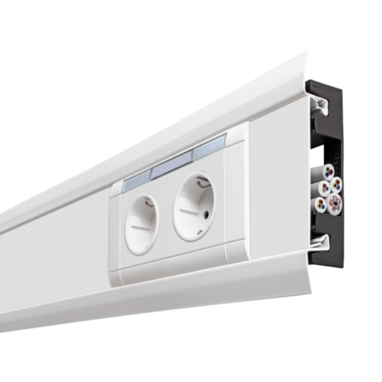 System BKIS - wandin­te­grierter Brüs­tungs­kanal Brüs­tungs­ka­nalsys­teme | Hager DE