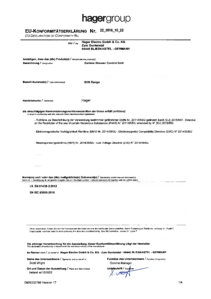 Image Declaration  | Hager