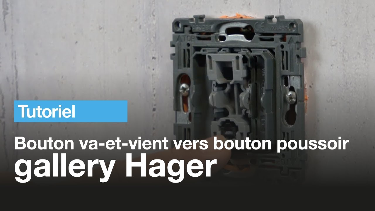 WXF003 - Interrupteur Gallery va et vient InterBP avec neutre 2 modules
