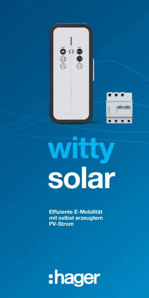 Bild witty solar | Hager Deutschland