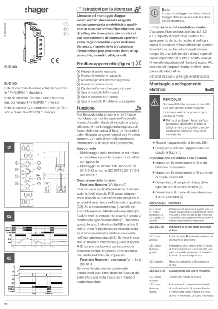 Immagine Manuale di installazione es-ES, it-IT, pt-PT 2023-04-04 | Hager Italia