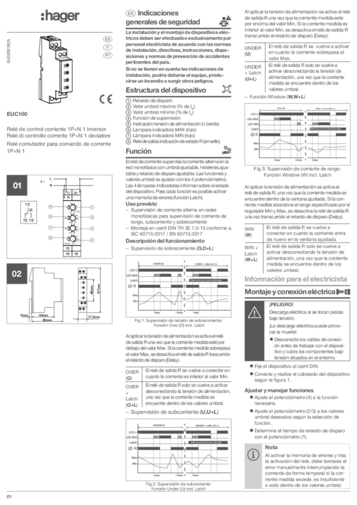 Immagine Manuale di installazione es-ES, it-IT, pt-PT 2023-04-04 | Hager Italia